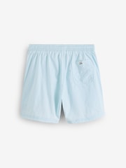 BOSS Blue Printed Logo Swim Shorts - Image 3 of 3