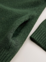 Dark Green Zip Through Cardigan (3-16yrs) - Image 3 of 4