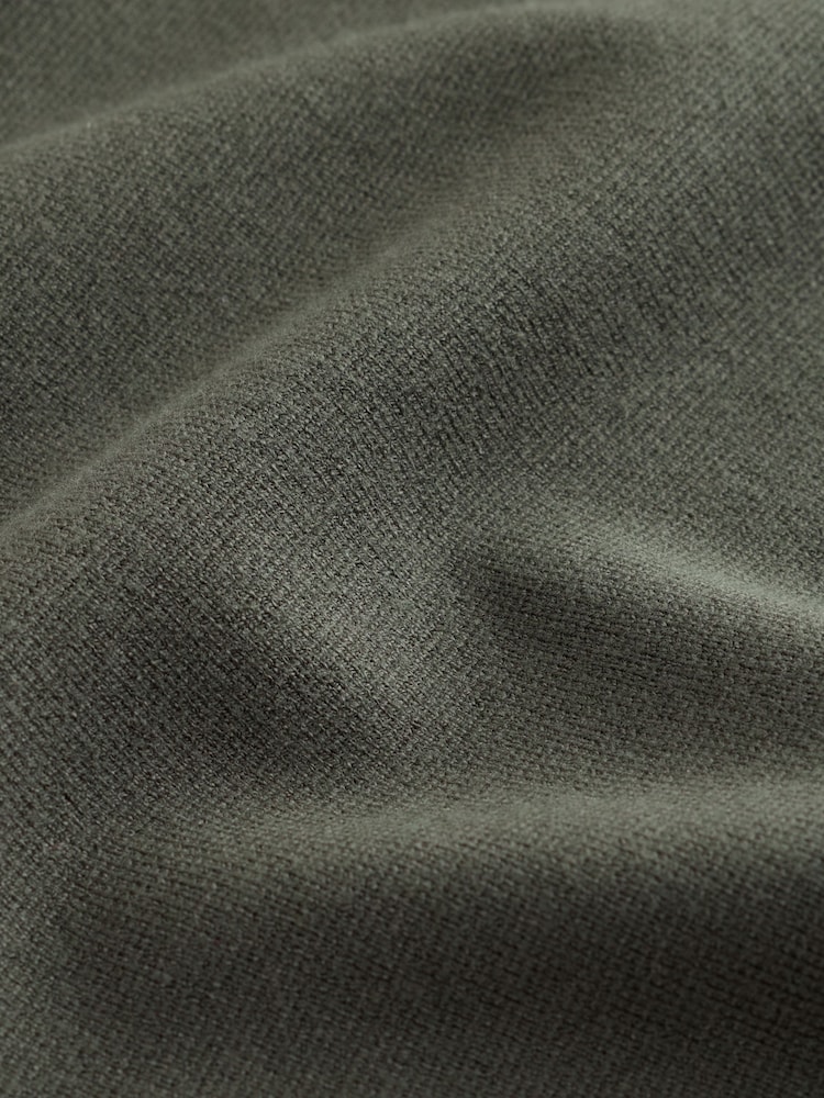 Dark Green Knitted Button Neck Polo Shirt (3-16yrs) - Image 4 of 4 Dark Green Knitted Button Neck Polo Shirt (3-16yrs) - Image 4 of 4