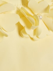 River Island Yellow 3D Flower Bikini - Image 4 of 4