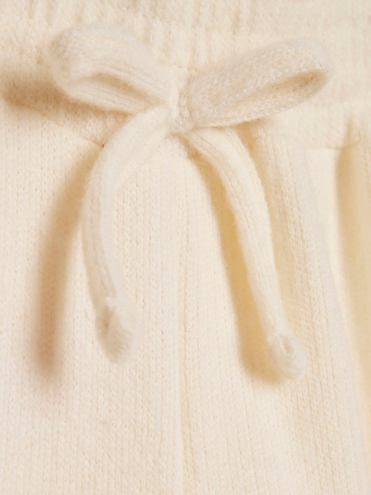 River Island Cream Cosy Soft Jersey Joggers - Image 4 of 4