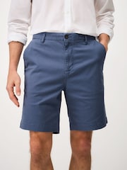 Crew Clothing Blue Bermuda Stretch Chino Shorts - Image 1 of 4