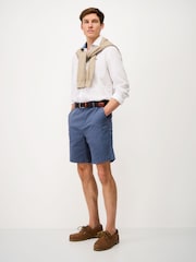 Crew Clothing Blue Bermuda Stretch Chino Shorts - Image 3 of 4