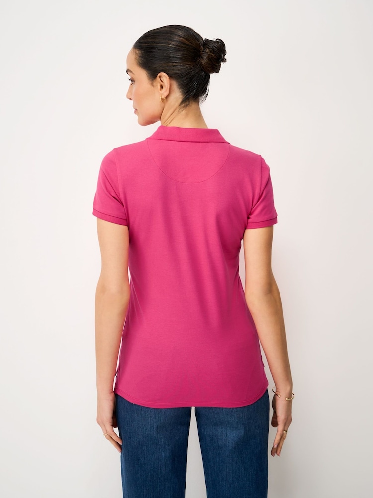 Crew Clothing Pink Classic Polo Shirt - Image 2 of 5