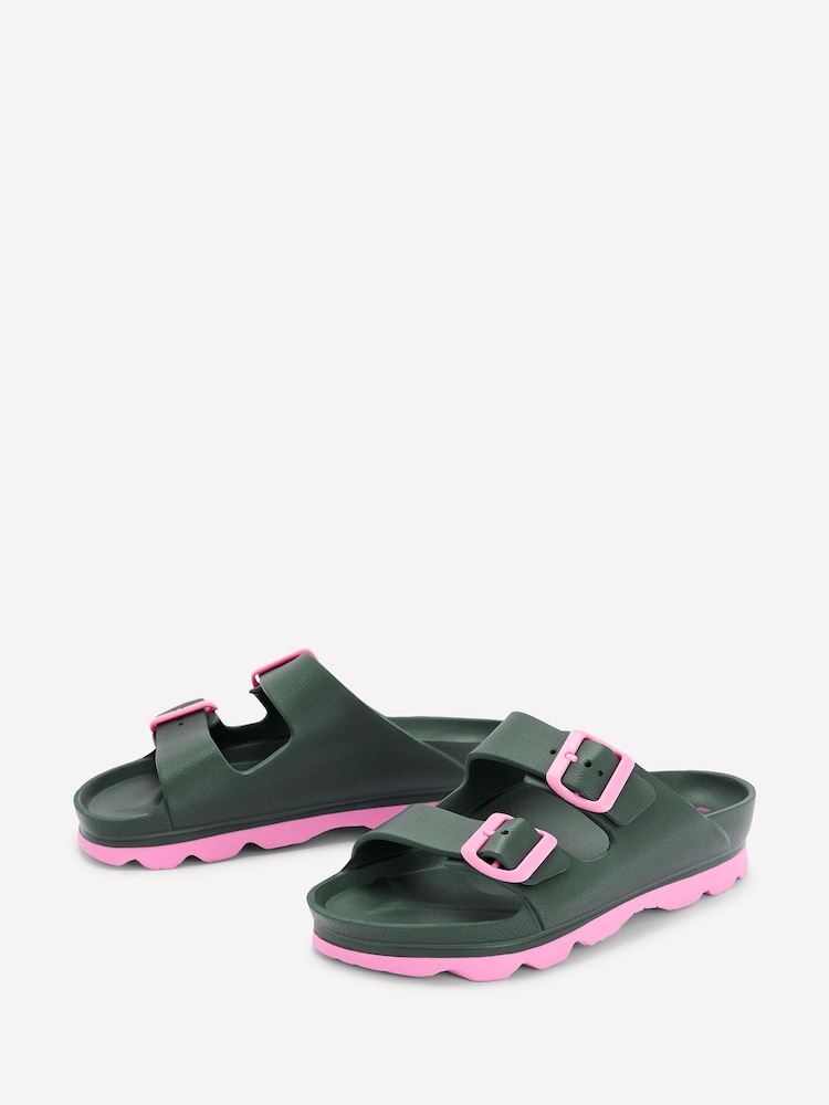 Boden Lyla Double Buckle Sliders - Imaginea 1 din 4