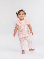 Huggies Pink T-Shirt Leggings & Headband Set - Image 3 of 7