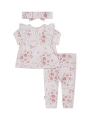 Huggies Pink T-Shirt Leggings & Headband Set - Image 6 of 7