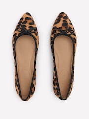 Boden Brown Point Flexi Sole Flats - Image 3 of 5