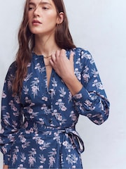 Boden Blue Ava Cotton Midi Dress - Image 3 of 7