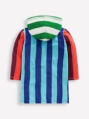 Boden Blue Towelling Zip-up Throw-on Cover Up - Image 2 of 3