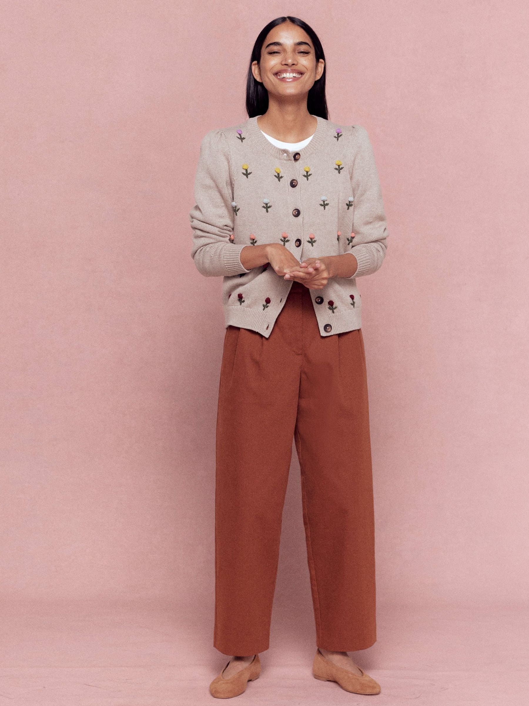 カーディガン andequal gold button puff sleeve knit gold button puff sleeve knit – andequal