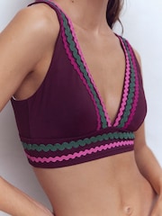 Boden Brown Porto Bikini Top - Image 4 of 5