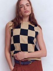 Boden Blue Lucy Cotton Tank - Image 1 of 6