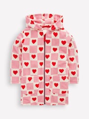 Boden Pink Romie Towelling Zip Throw-On Cover-Up - Image 2 of 3