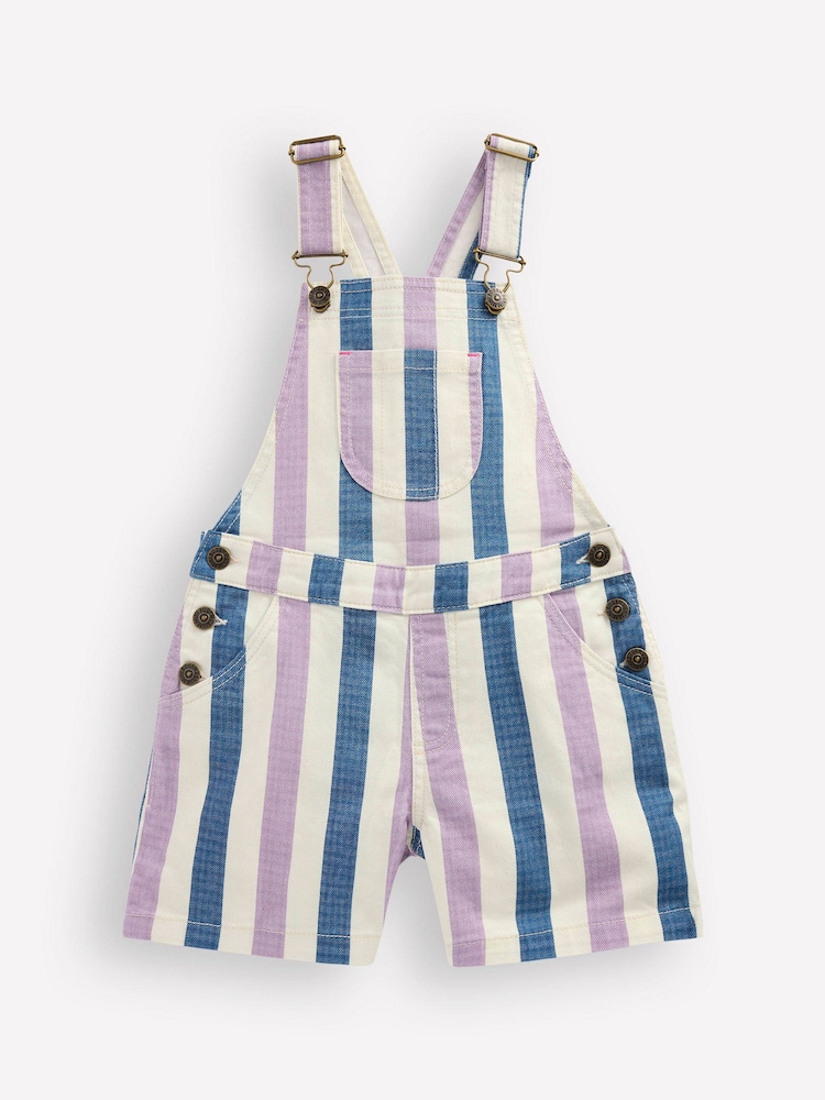 Boden Purple Short Dungarees - Image 1 of 3