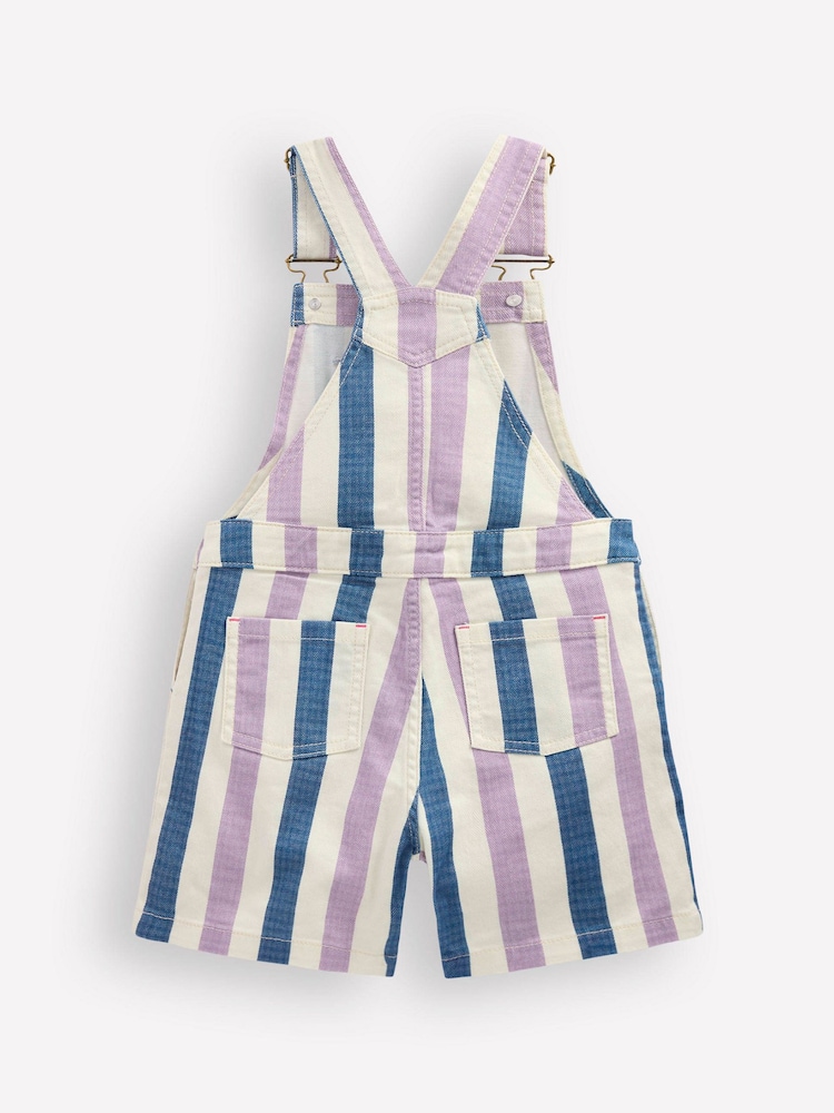 Boden Purple Short Dungarees - Image 2 of 3