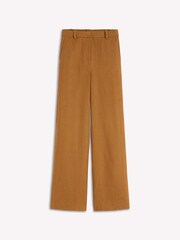 Boden Brown Belgravia Linen Trousers - Image 5 of 5