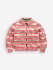 Boden Collared Fair Isle Cardigan - Imaginea 1 din 3