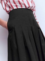 Boden Black Valentina Sateen Skirt - Image 4 of 5