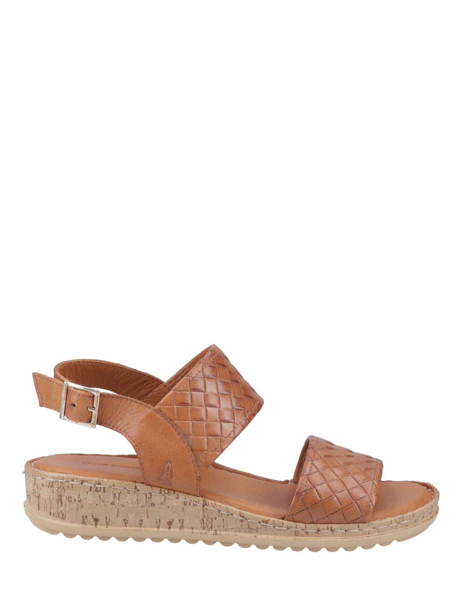 Hush Puppies Women's Brown Ebony Wide Fit Sandals