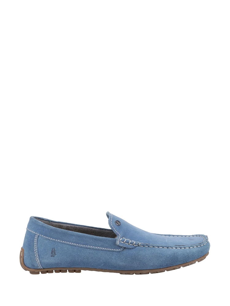 Next：日本 ブルー - Hush Puppies Ralph スエード ローファー from 