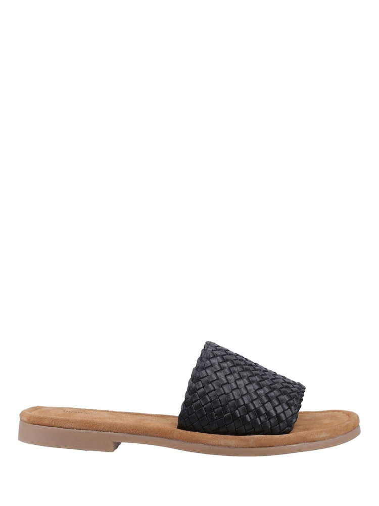 Hush Puppies Black Hetty Slide Sandals - Image 1 of 5