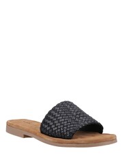 Hush Puppies Black Hetty Slide Sandals - Image 3 of 5