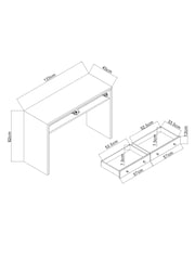 MADE.COM Roisin Console Dressing Table - Image 3 de 7