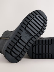 Black Wide Fit (G) Tassel Boots - Image 5 of 5