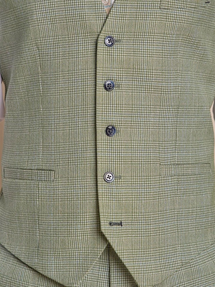 House Of Cavani Green Caridi Waistcoat - Image 3 of 3