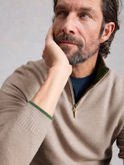 White Stuff Natural Newport Merino Funnel Jumper - Image 4 of 6