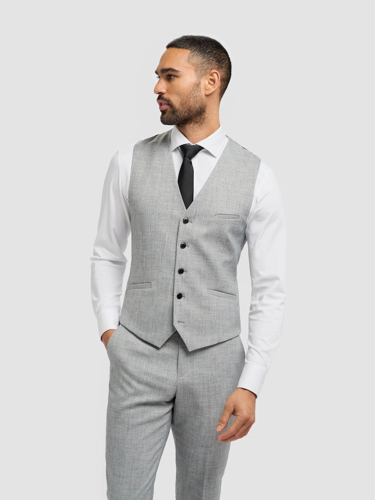 House Of Cavani Grey Malibu Waistcoat - Image 1 of 2