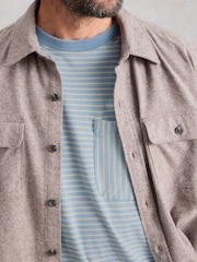 White Stuff Indigo Blue Abersoch Stripe T-Shirt - Image 5 of 7