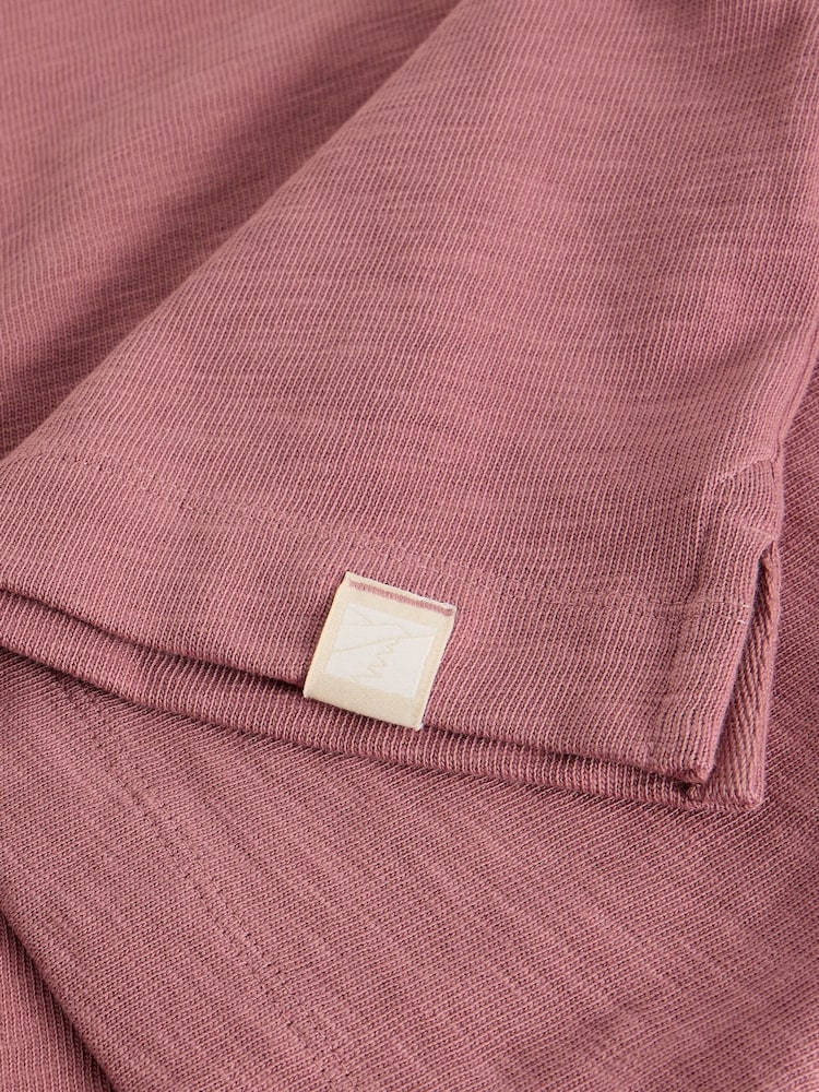 White Stuff Pink Harrington Heavy Weight T-Shirt - Image 6 of 6 White Stuff Pink Harrington Heavy Weight T-Shirt - Image 6 of 6