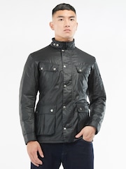 Barbour International Black Tourer Duke Wax Jacket - Image 1 of 6