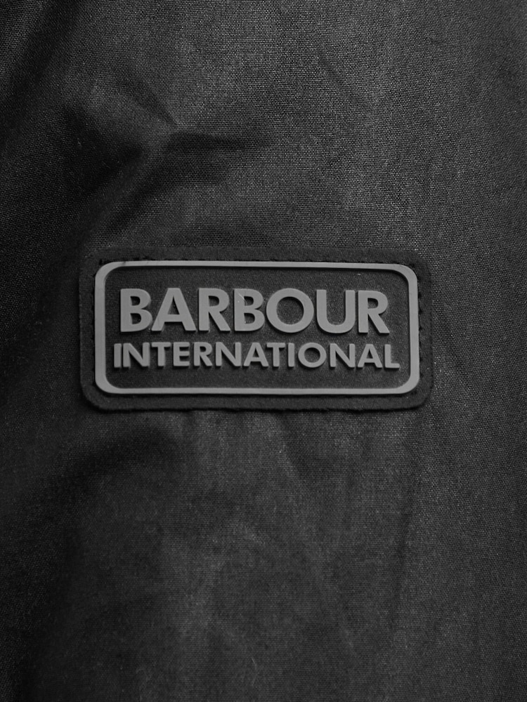 Barbour International Black Tourer Duke Wax Jacket - Image 6 of 6
