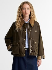 Barbour® Brown Icons Modern Spey Wax Jacket - Image 1 of 6