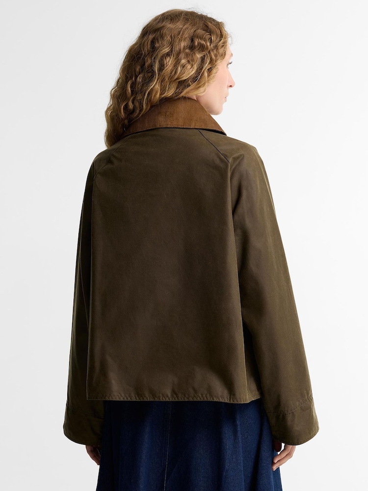 Barbour® Brown Icons Modern Spey Wax Jacket - Image 2 of 6 Barbour® Brown Icons Modern Spey Wax Jacket - Image 2 of 6