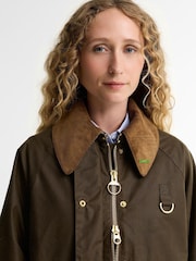 Barbour® Brown Icons Modern Spey Wax Jacket - Image 4 of 6