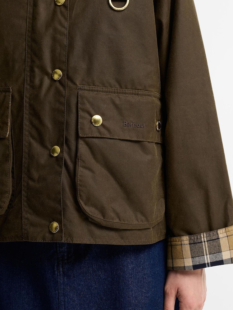Barbour® Brown Icons Modern Spey Wax Jacket - Image 6 of 6 Barbour® Brown Icons Modern Spey Wax Jacket - Image 6 of 6