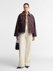 سترة معالَجة بالشمع Cottingham من Barbour® - صورة 2 من 5