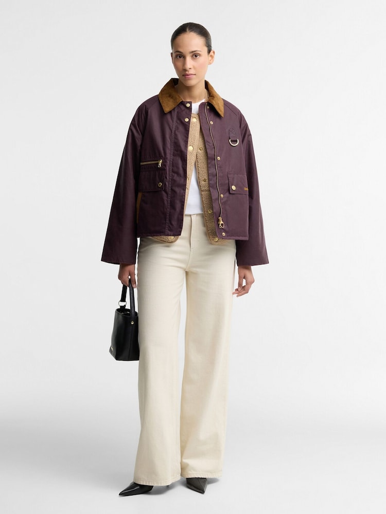 سترة معالَجة بالشمع Cottingham من Barbour® - صورة 2 من 5
