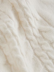 Crudo - Off-Shoulder Cable Jumper and Skirt Set (3-16yrs) - Imagen 9 de 10