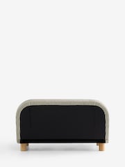 Chenille Stripe Moss Green Palma Double Sofa Bed - Image 10 of 11