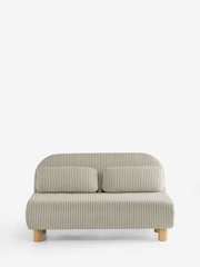 Chenille Stripe Moss Green Palma Double Sofa Bed - Image 8 of 11