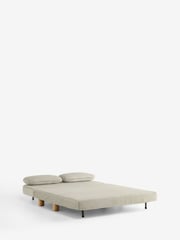 Chenille Stripe Moss Green Palma Double Sofa Bed - Image 9 of 11