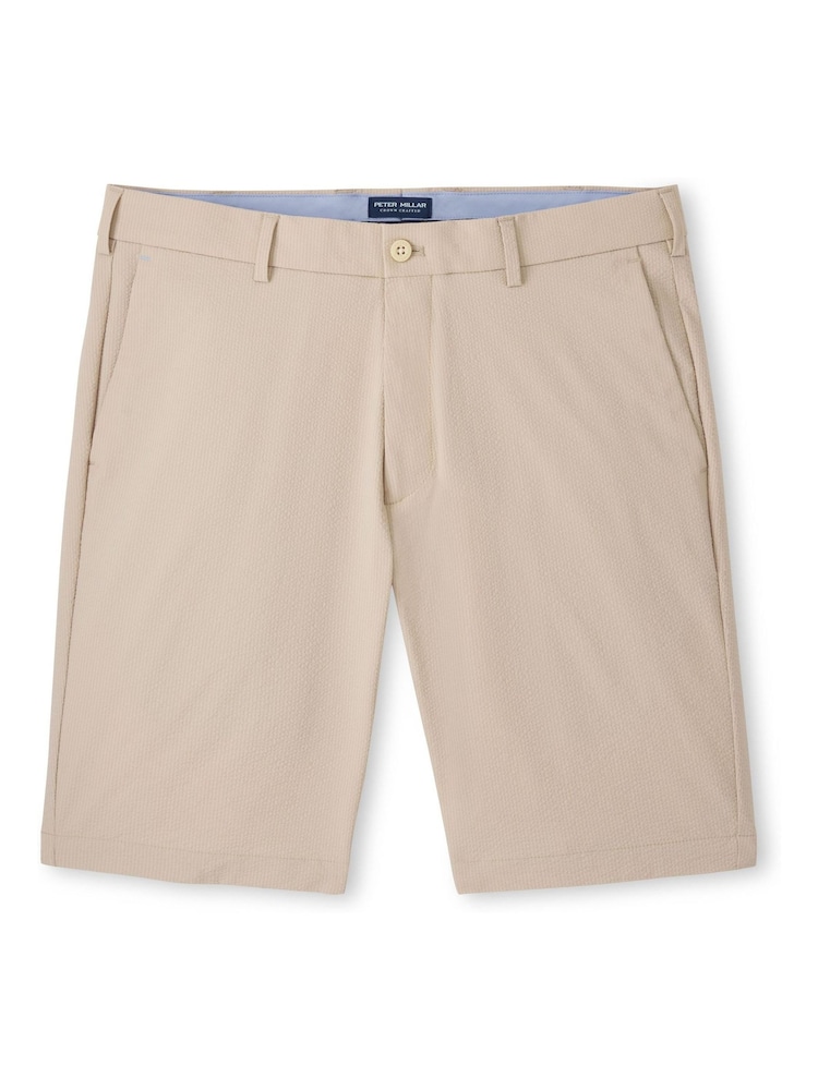 Peter Millar Natural Matlock Seersucker Performance Shorts - Image 1 of 1 Peter Millar Natural Matlock Seersucker Performance Shorts - Image 1 of 1
