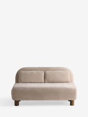 Relaxed Chenille Light Natural Palma Double Sofa Bed - Image 6 of 10