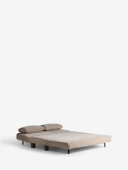 Relaxed Chenille Light Natural Palma Double Sofa Bed - Image 7 of 10