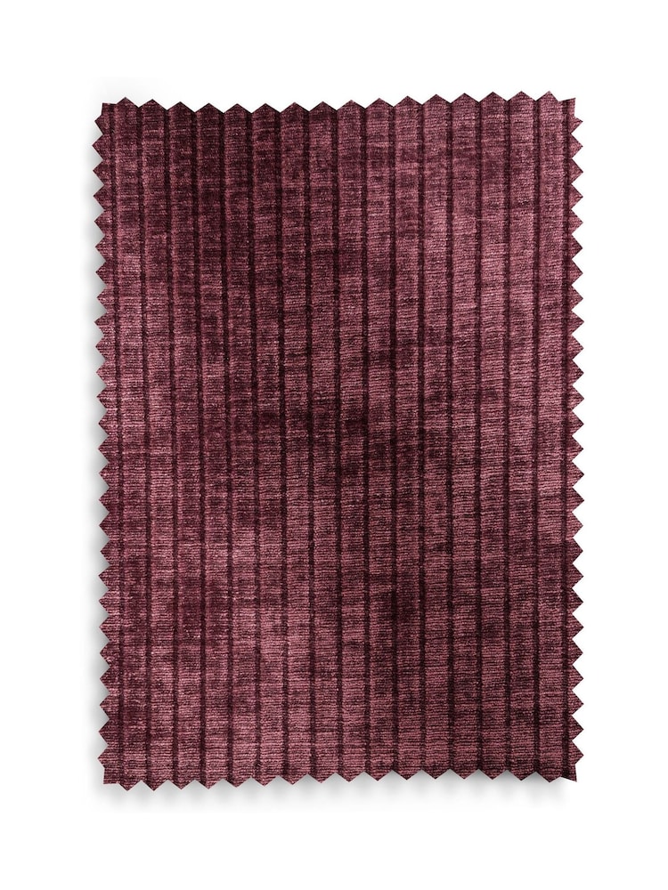 Relaxed Chenille Cord Cranberry Red Palma Double Sofa Bed - Image 12 of 12